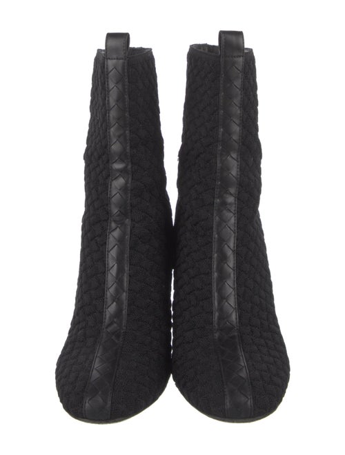 Bottega Veneta Intrecciato Weave Sock Boots