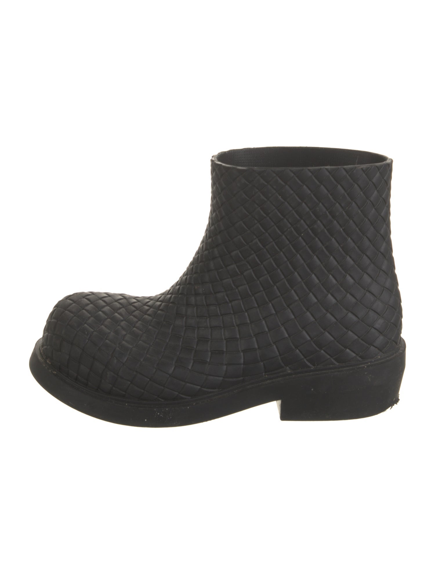 Bottega Veneta Intrecciato Weave Rubber Rain Boots