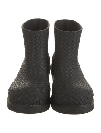 Bottega Veneta Intrecciato Weave Rubber Rain Boots