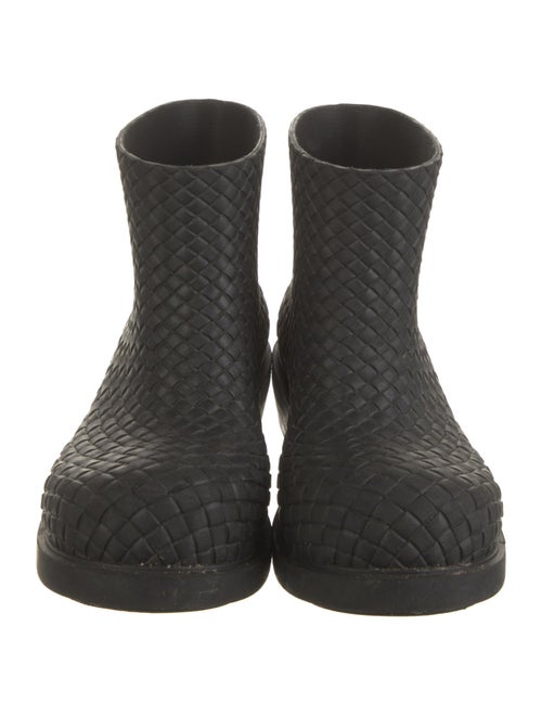 Bottega Veneta Intrecciato Weave Rubber Rain Boots