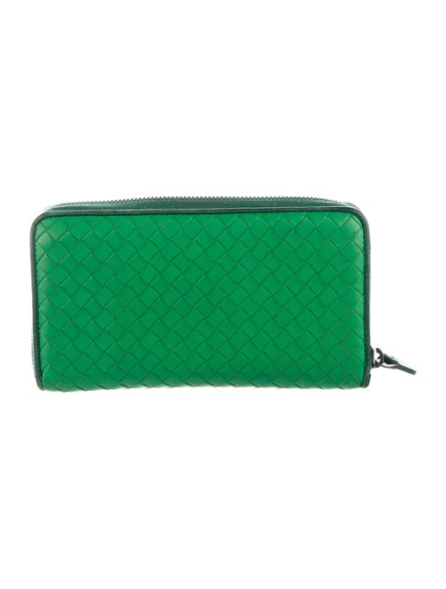 Bottega Veneta Intrecciato Weave Leather Continental Wallet