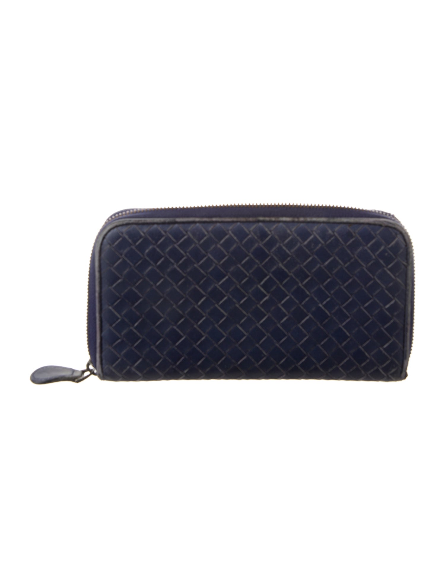Bottega Veneta Intrecciato Weave Leather Continental Wallet
