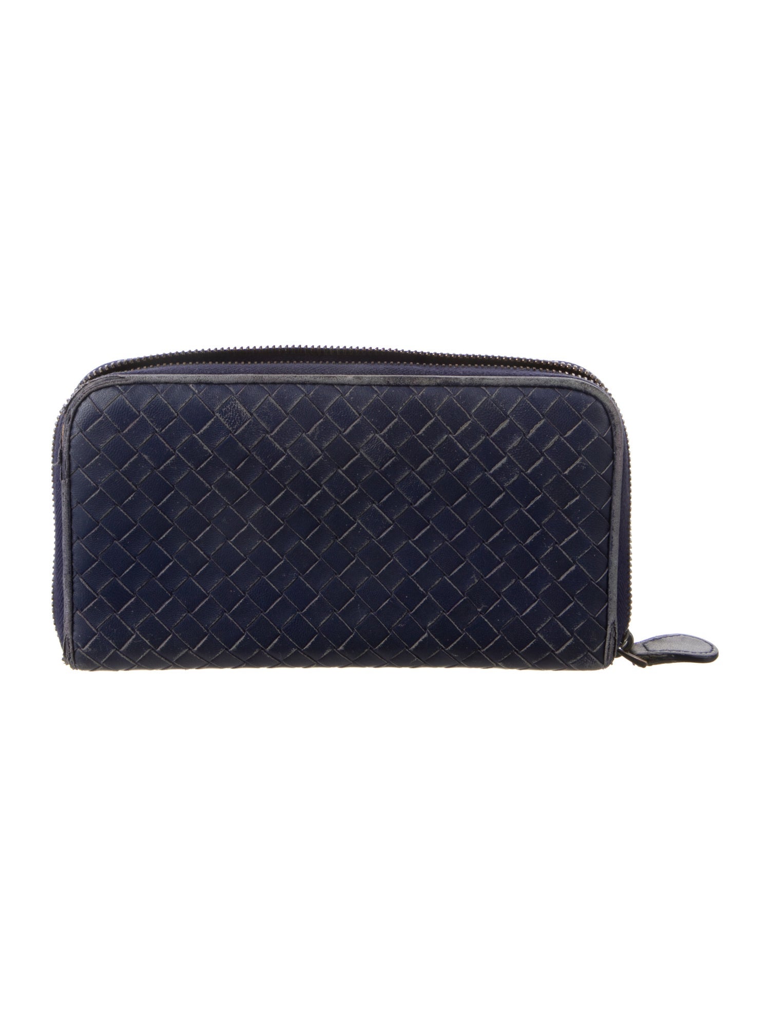 Bottega Veneta Intrecciato Weave Leather Continental Wallet