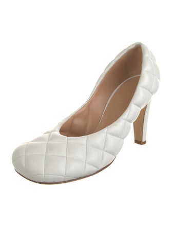 Bottega Veneta Intrecciato Weave Leather Pumps