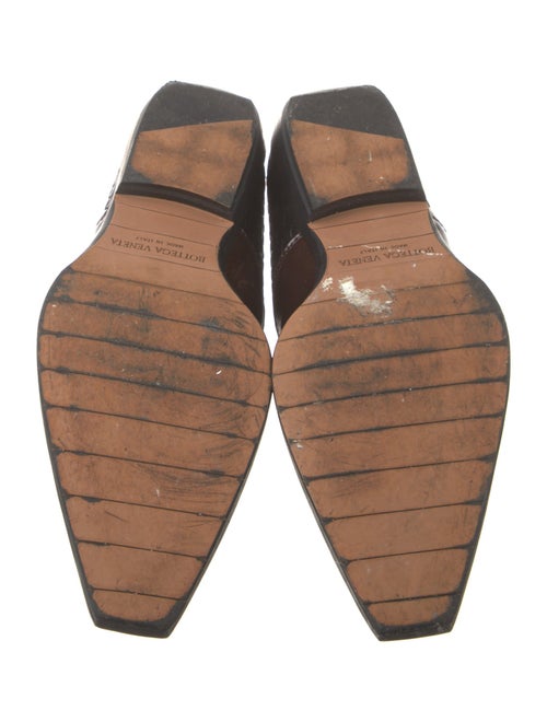 Bottega Veneta Intrecciato Weave Leather Oxfords