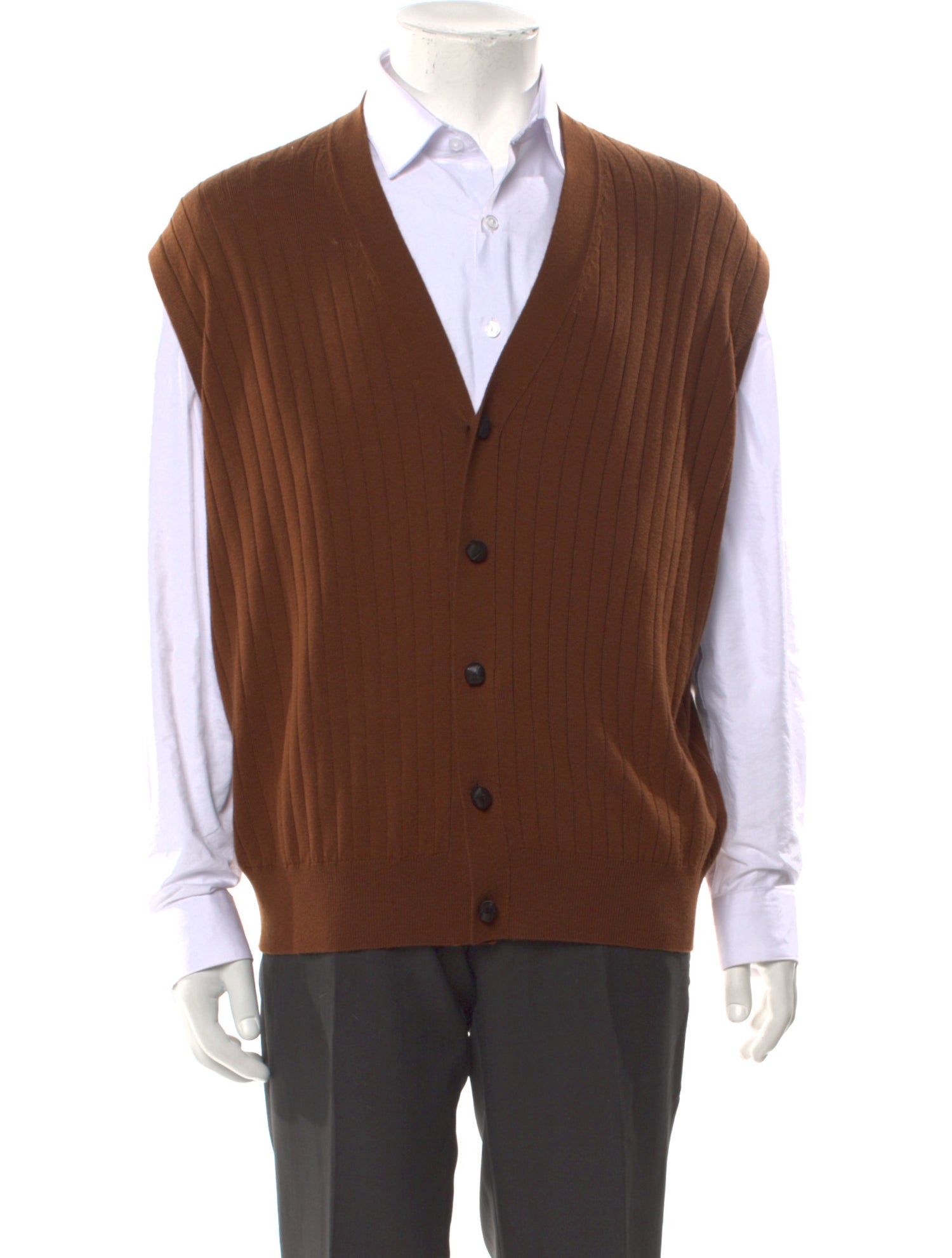 Bottega Veneta Wool V-Neck Sweater Vest