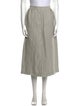 Bottega Veneta Linen Midi Length Skirt