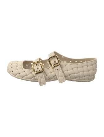 Bottega Veneta Intrecciato Weave Rubber Mules