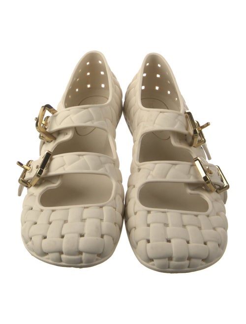 Bottega Veneta Intrecciato Weave Rubber Mules