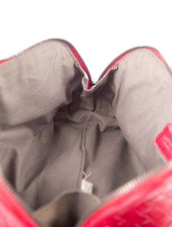 Bottega Veneta Leather Intreciato Weave Cosmetic Bag