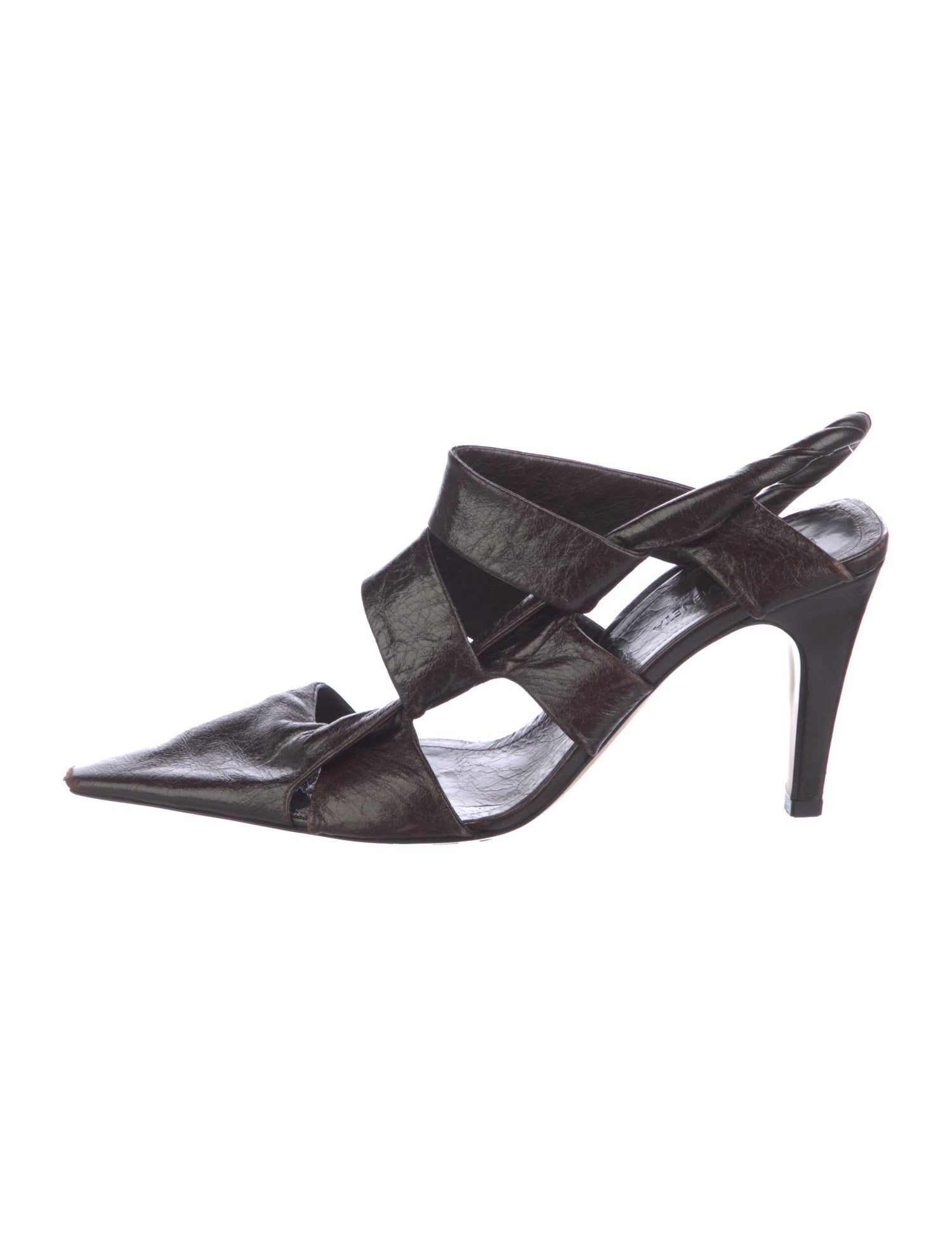 Bottega Veneta Leather T-Strap Pumps