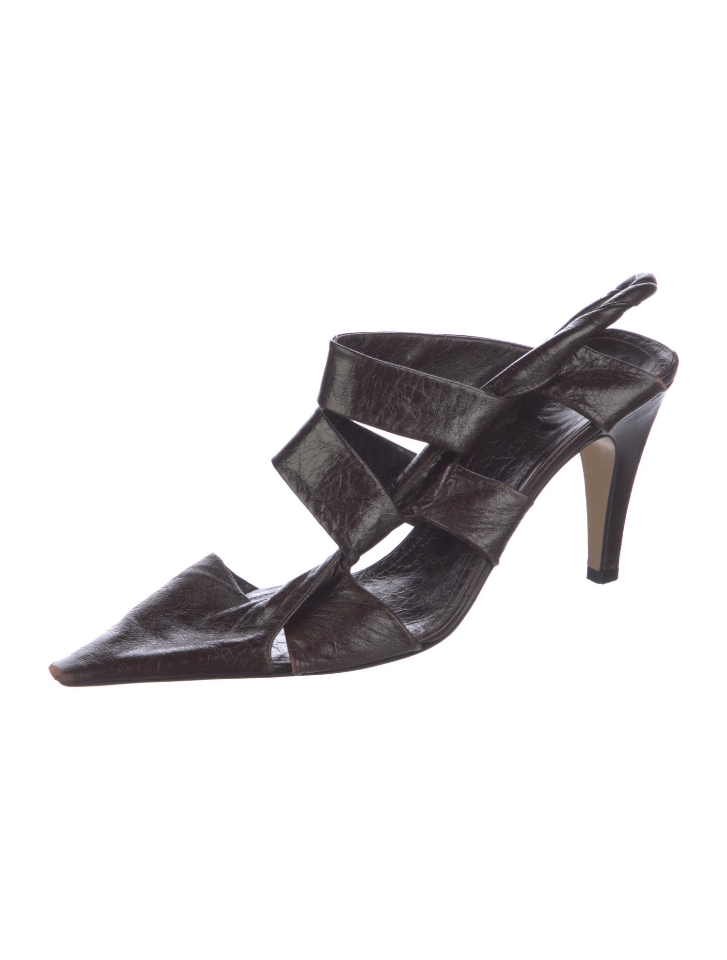 Bottega Veneta Leather T-Strap Pumps