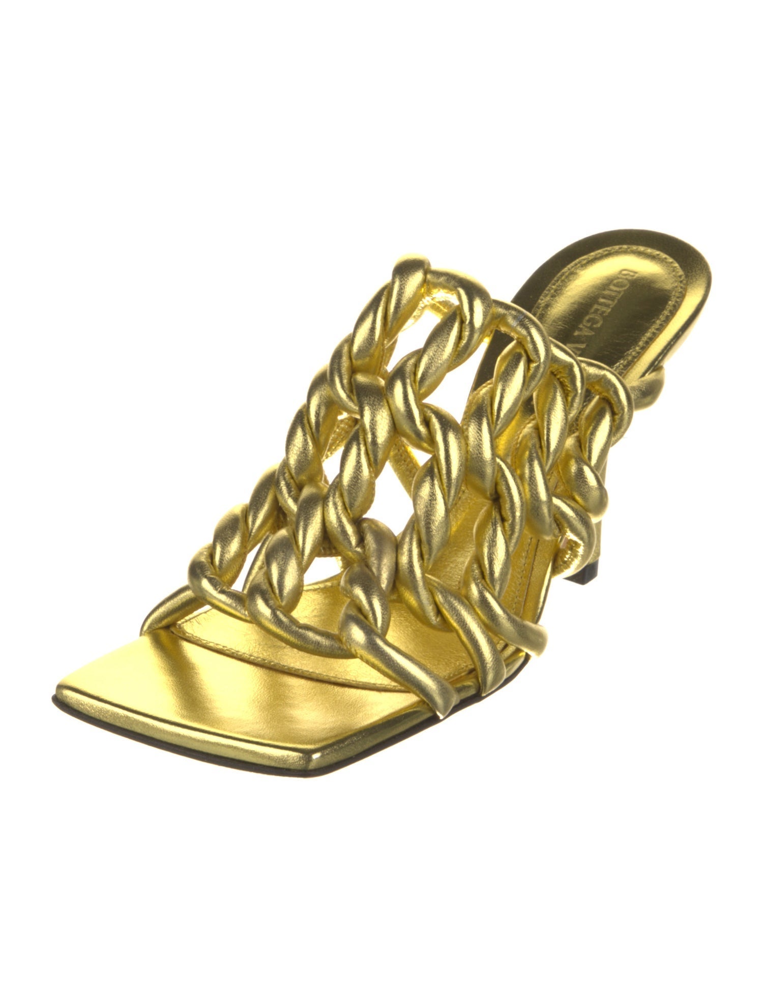 Bottega Veneta Leather Slides