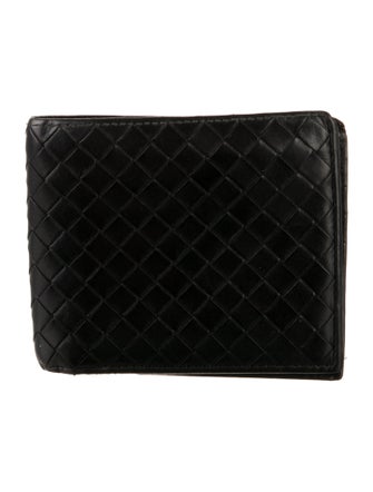 Bottega Veneta Intrecciato Weave Leather Bifold Wallet