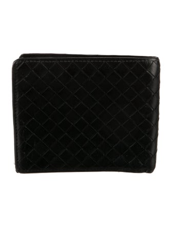 Bottega Veneta Intrecciato Weave Leather Bifold Wallet