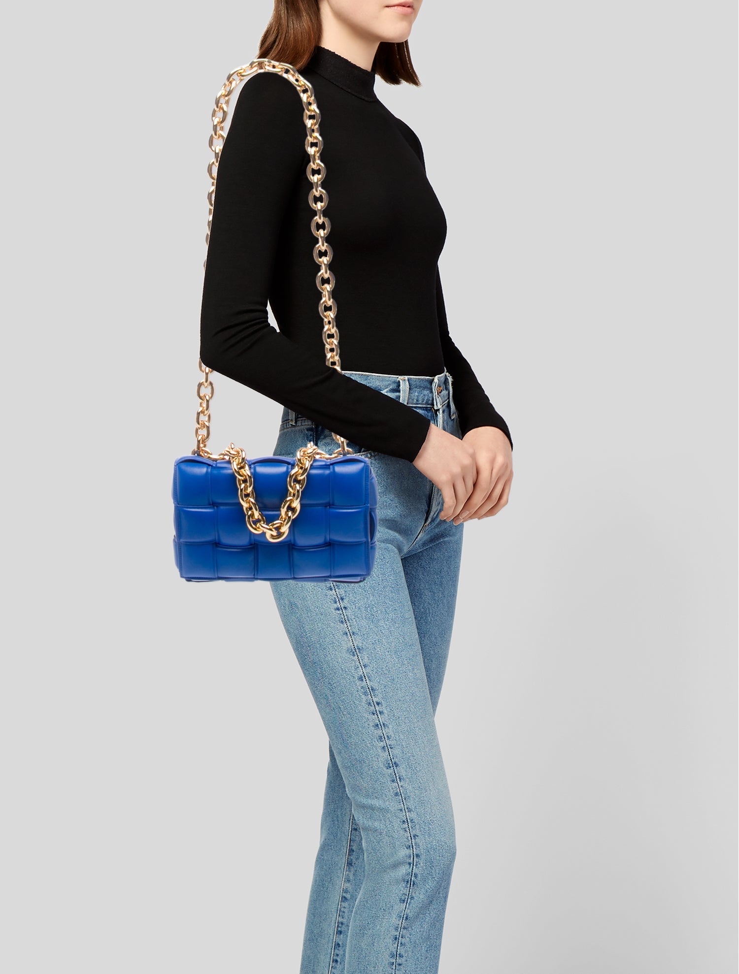 Bottega Veneta Intrecciato Chain Padded Cassette