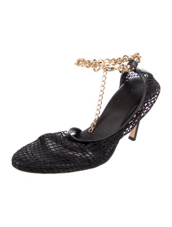 Bottega Veneta Leather Patterned Pumps