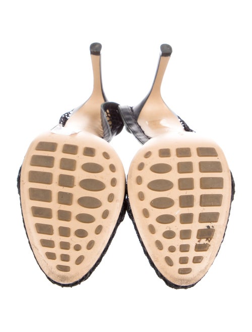 Bottega Veneta Leather Patterned Pumps