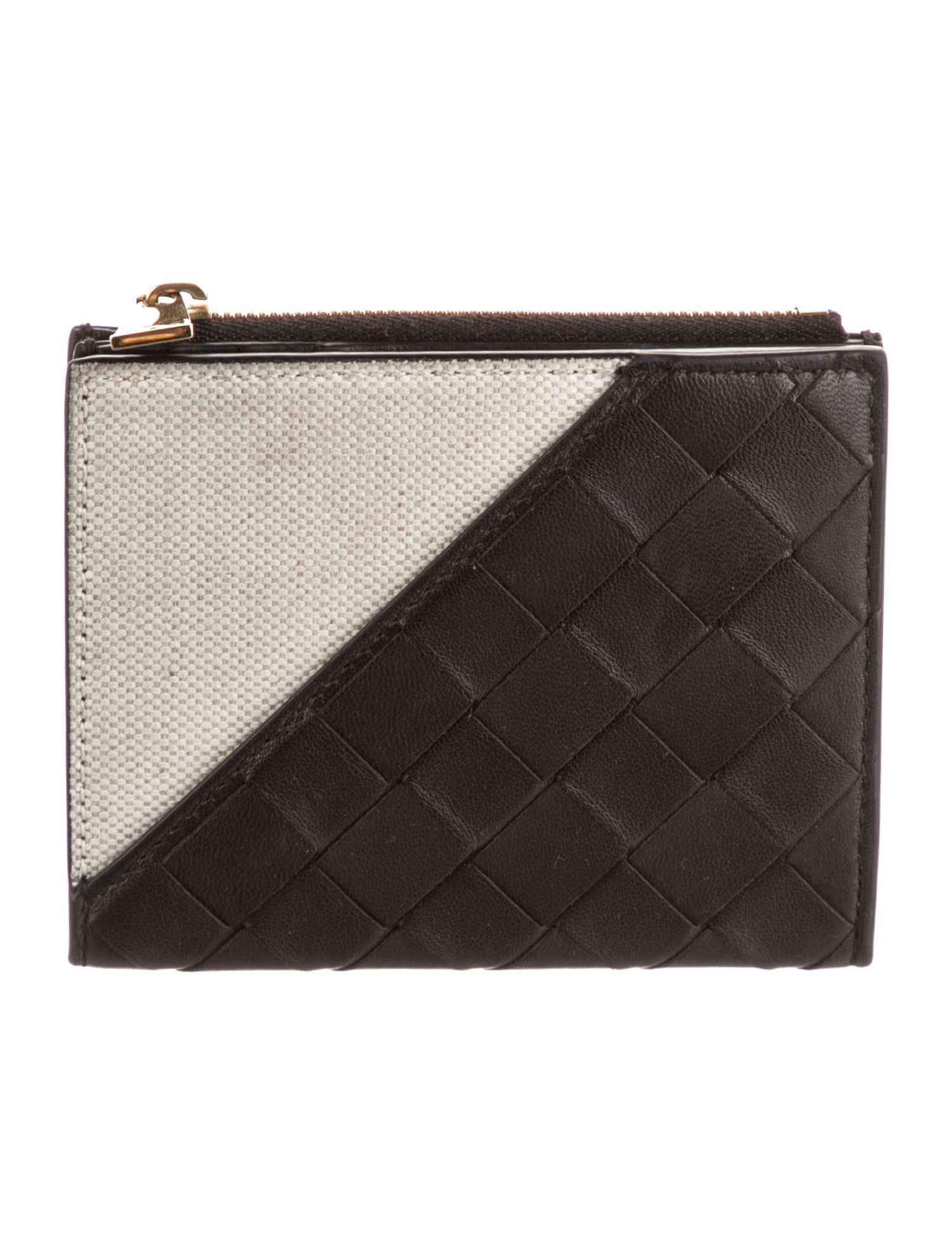 Bottega Veneta Intrecciato Weave Leather Wallet
