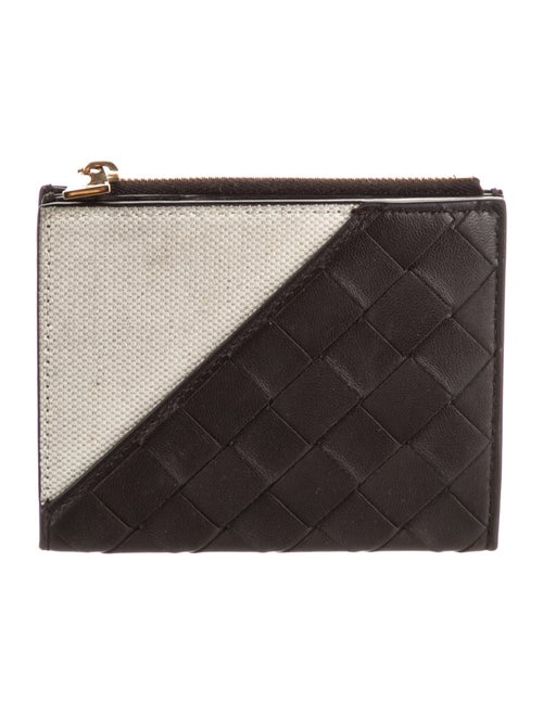 Bottega Veneta Intrecciato Weave Leather Wallet