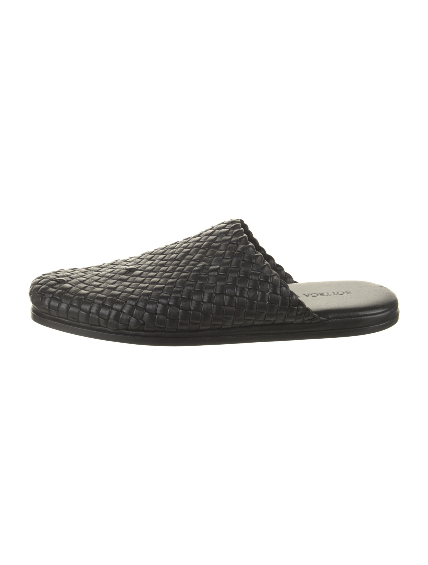 Bottega Veneta Intrecciato Weave Leather Slippers