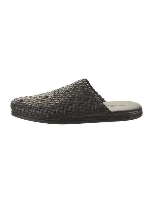 Bottega Veneta Intrecciato Weave Leather Slippers