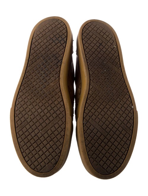 Bottega Veneta Intrecciato Weave Leather Sneakers