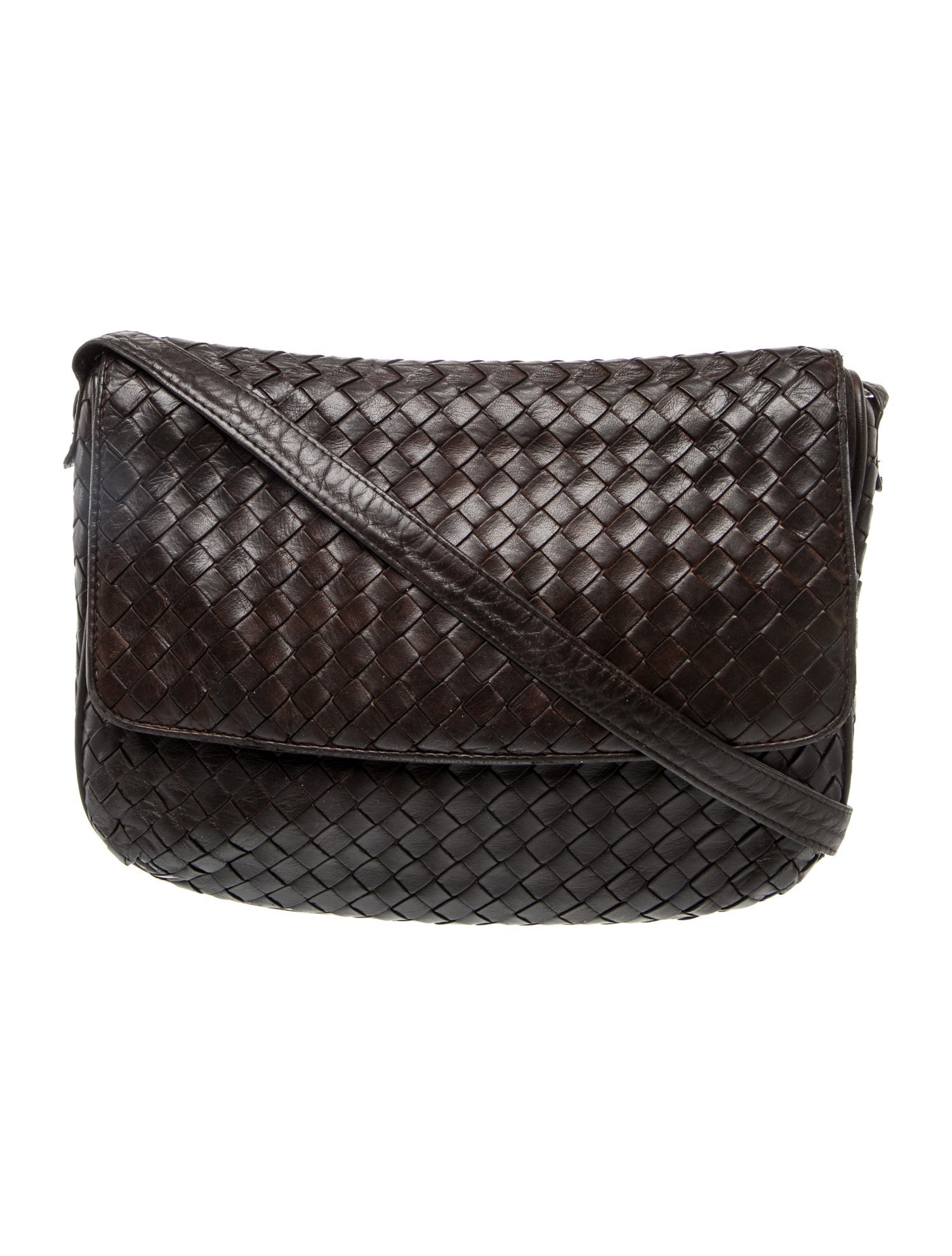 Bottega Veneta Intrecciato Crossbody Bag Vintage