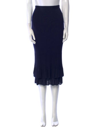 Bottega Veneta Wool Midi Length Skirt