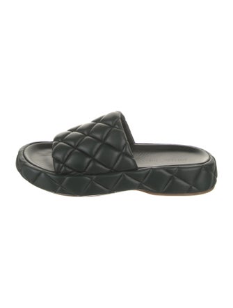 Bottega Veneta Leather Slides