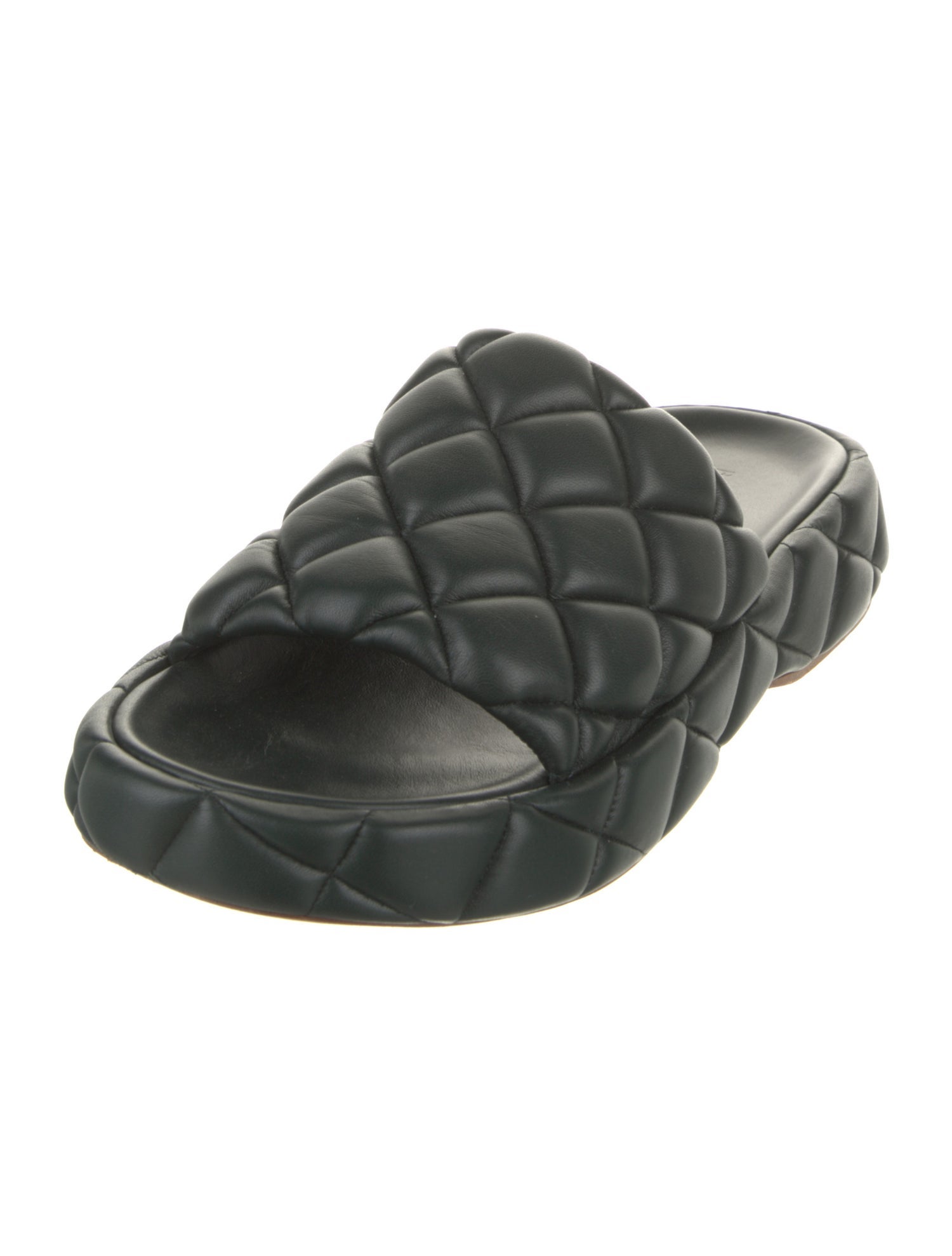 Bottega Veneta Leather Slides