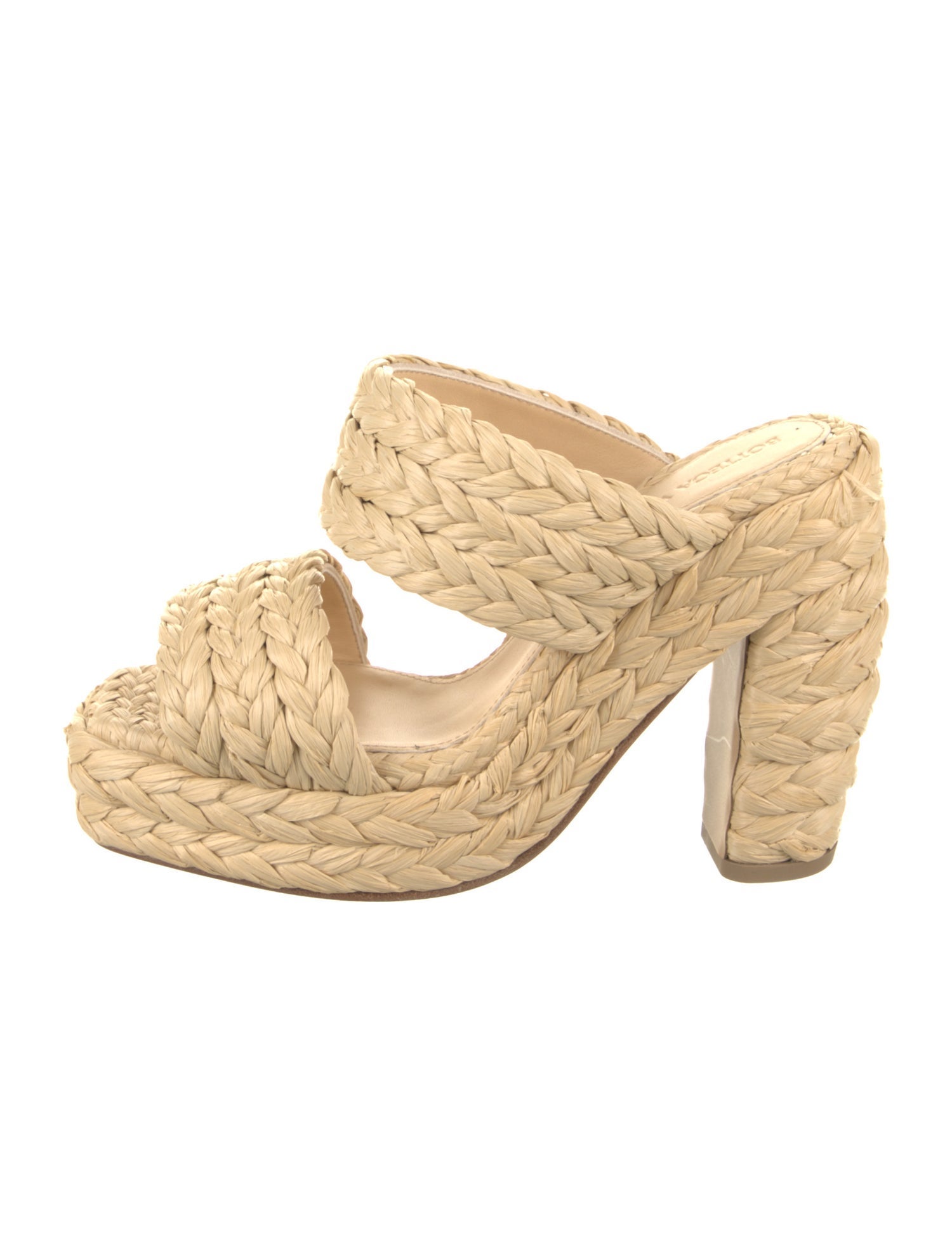 Bottega Veneta Straw Braided Accents Espadrilles