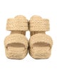 Bottega Veneta Straw Braided Accents Espadrilles