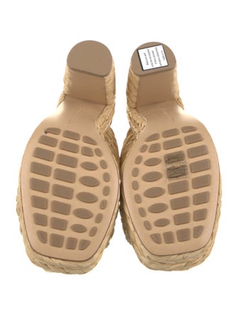 Bottega Veneta Straw Braided Accents Espadrilles