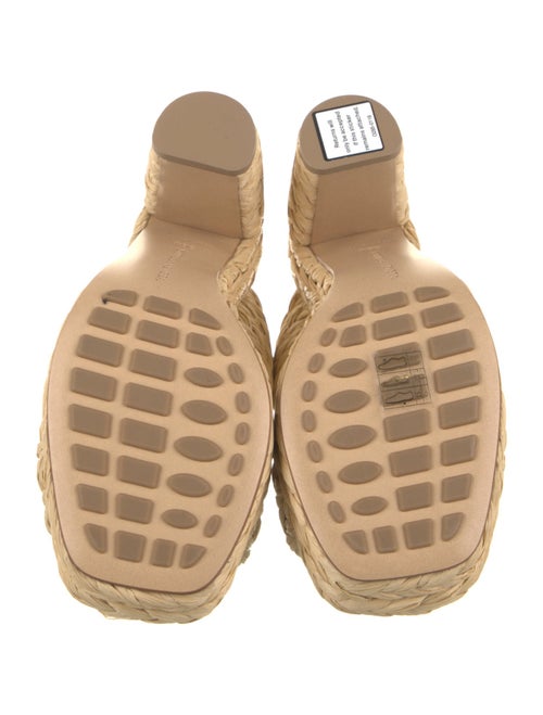 Bottega Veneta Straw Braided Accents Espadrilles