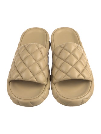 Bottega Veneta Leather Slides