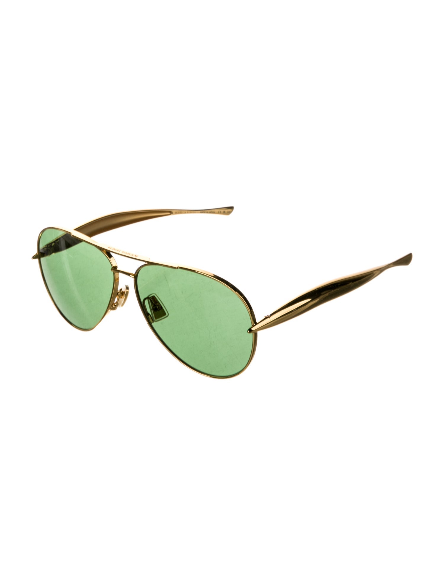 Bottega Veneta Aviator Tinted Sunglasses