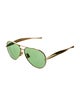 Bottega Veneta Aviator Tinted Sunglasses