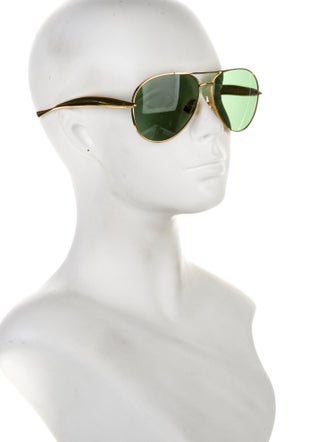 Bottega Veneta Aviator Tinted Sunglasses