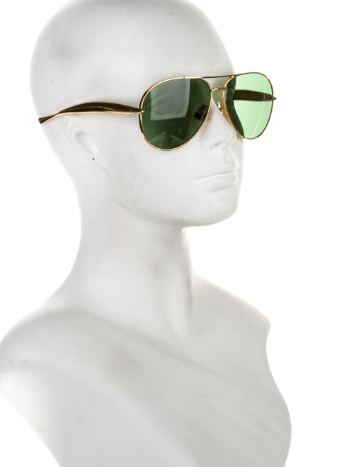 Bottega Veneta Aviator Tinted Sunglasses