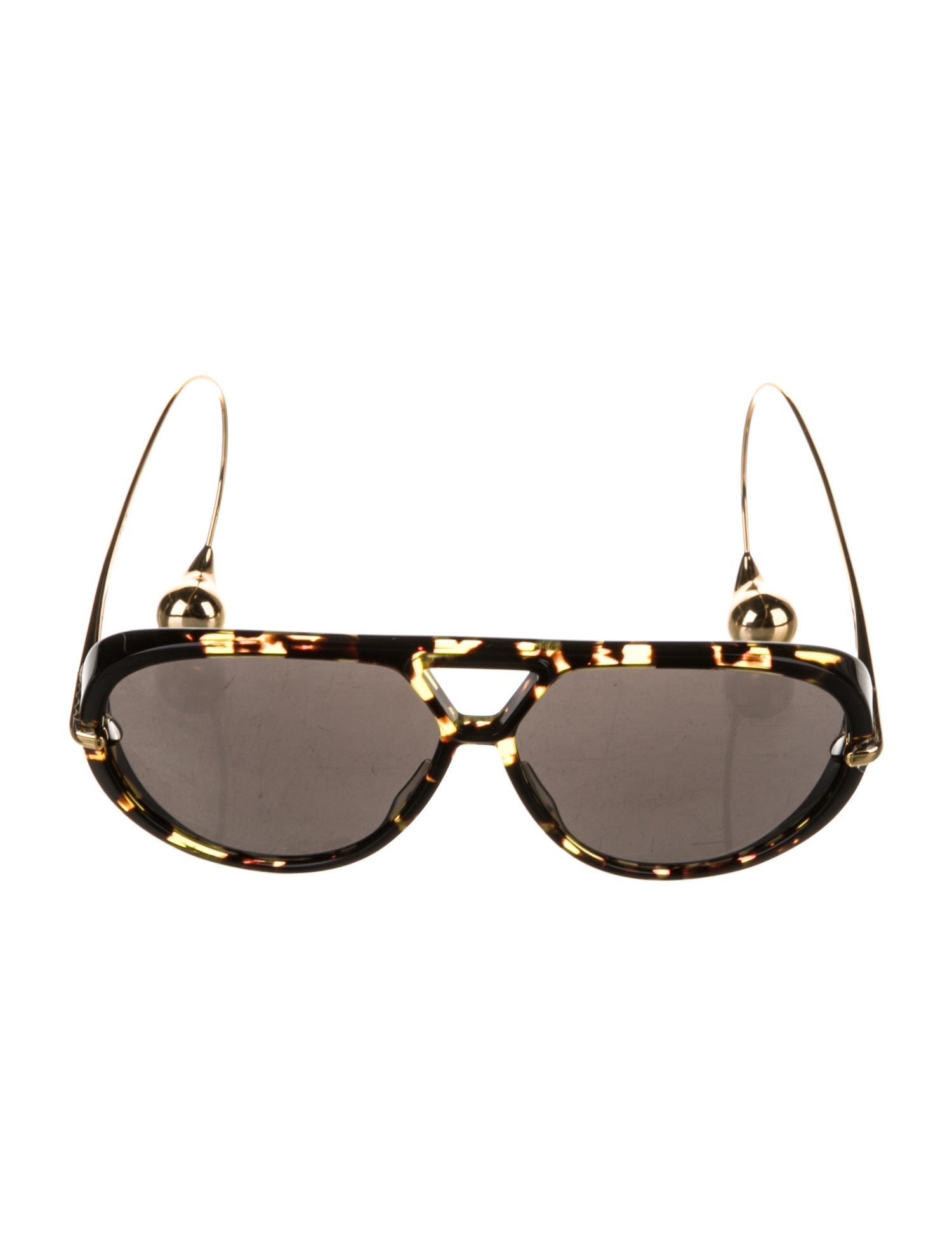 Bottega Veneta Aviator Tinted Sunglasses