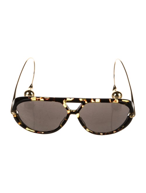 Bottega Veneta Aviator Tinted Sunglasses