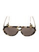 Bottega Veneta Aviator Tinted Sunglasses