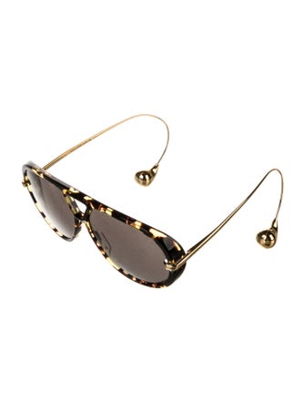 Bottega Veneta Aviator Tinted Sunglasses