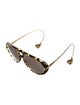 Bottega Veneta Aviator Tinted Sunglasses