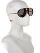 Bottega Veneta Aviator Tinted Sunglasses