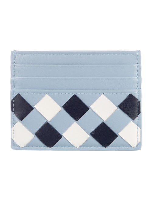 Bottega Veneta Intrecciato Weave Leather Card Holder
