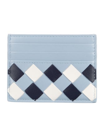 Bottega Veneta Intrecciato Weave Leather Card Holder