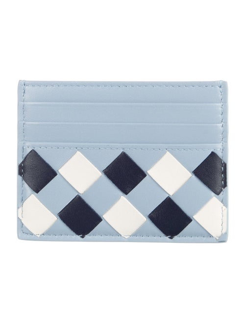 Bottega Veneta Intrecciato Weave Leather Card Holder