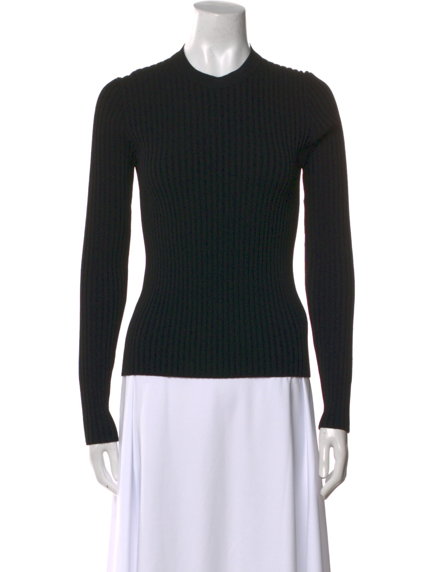 Bottega Veneta Crew Neck Long Sleeve Top